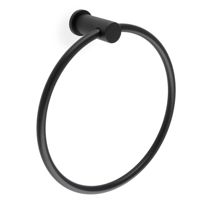 Eurospec Alexander & Wilks Brunel Diamond Knurled Towel Ring AW451