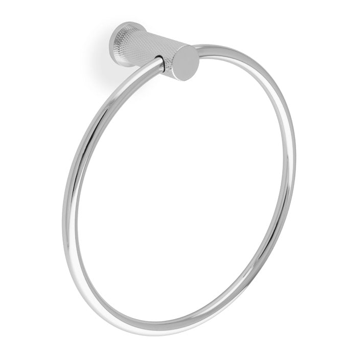 Eurospec Alexander & Wilks Brunel Diamond Knurled Towel Ring AW451