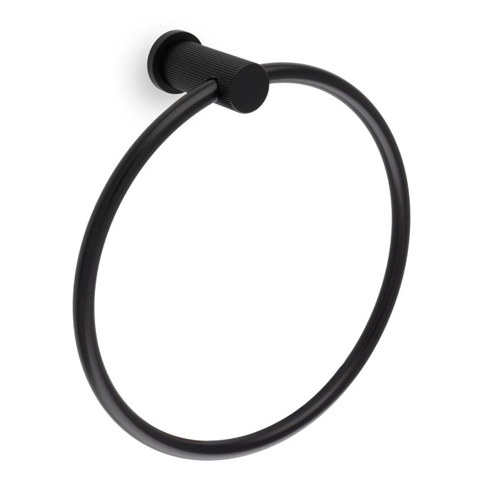 Eurospec Alexander & Wilks Brunel Reeded Towel Ring AW453