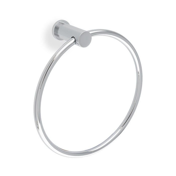 Eurospec Alexander & Wilks Brunel Reeded Towel Ring AW453