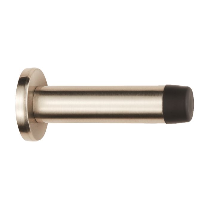 Carlisle Brass Cylinder Pattern Door Stop On Rose