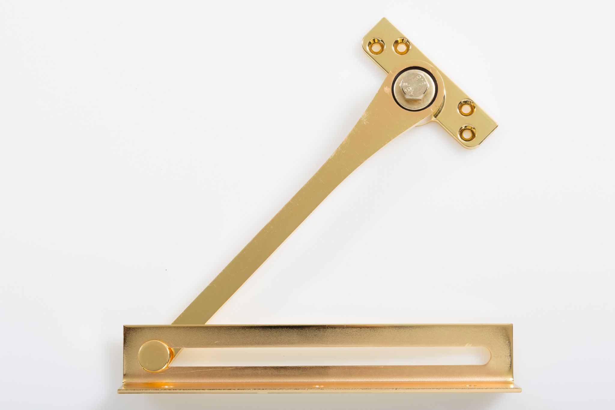 BARY Surface Limiting Stay Polished Brass 930001 — Newstar Door ...