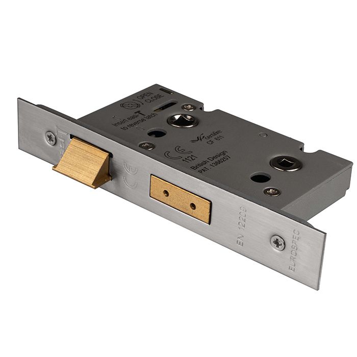 Eurospec Easi T Architectural Bathroom Lock BAS5025 / BAS5030