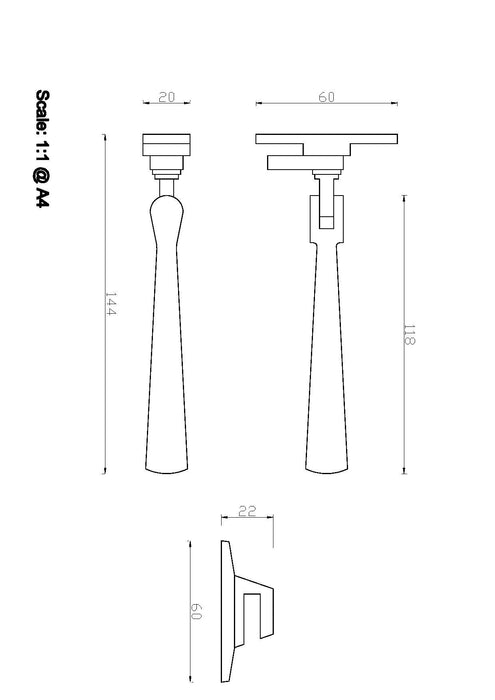 Carlisle Brass SZS73 Casement Fastener Polished Chrome