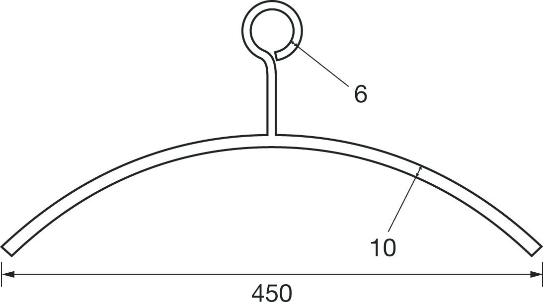 Bary Closed Coat Hanger 