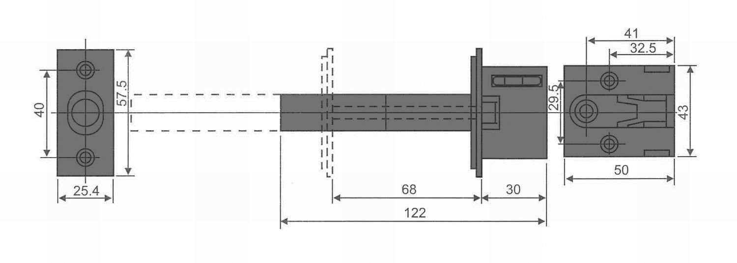 Bary Concealed Door Guard Chain