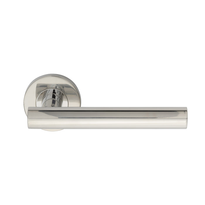 Eurospec Philadelphia Lever on Sprung Push on Round Rose CSL1194