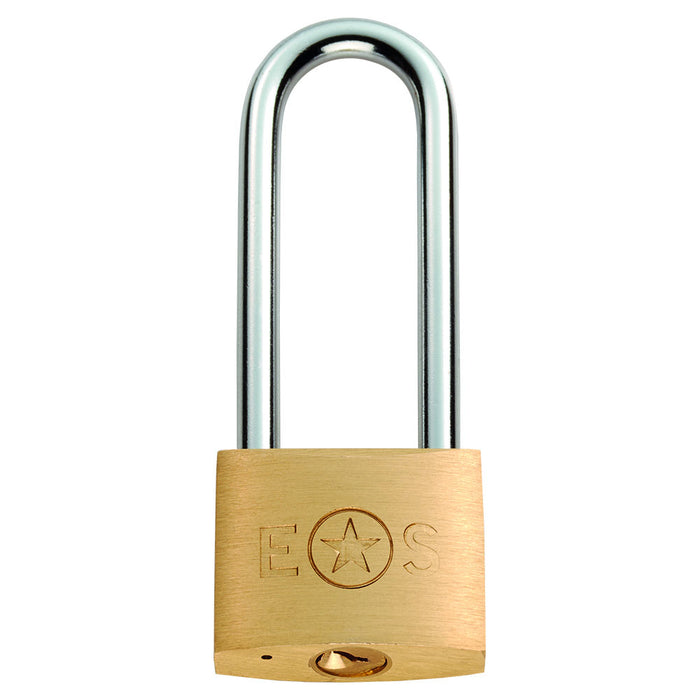 Eurospec Long Shackle Brass Padlock CYPL1051