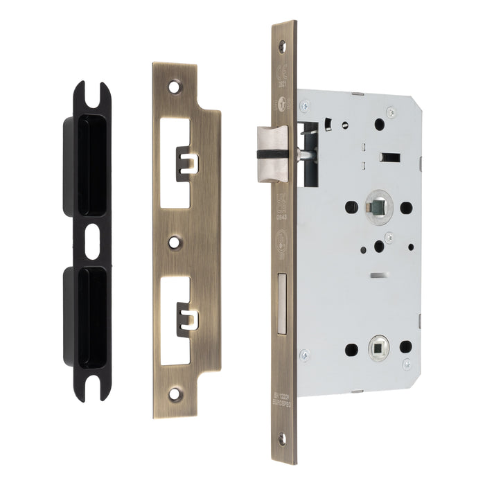 Eurospec Din Bathroom Lock DLX7860WC