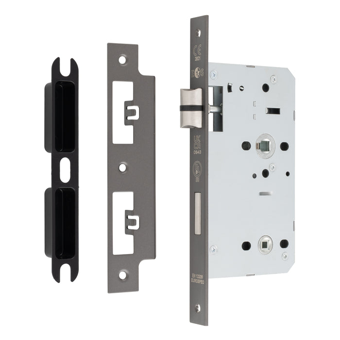 Eurospec Din Bathroom Lock DLX7860WC