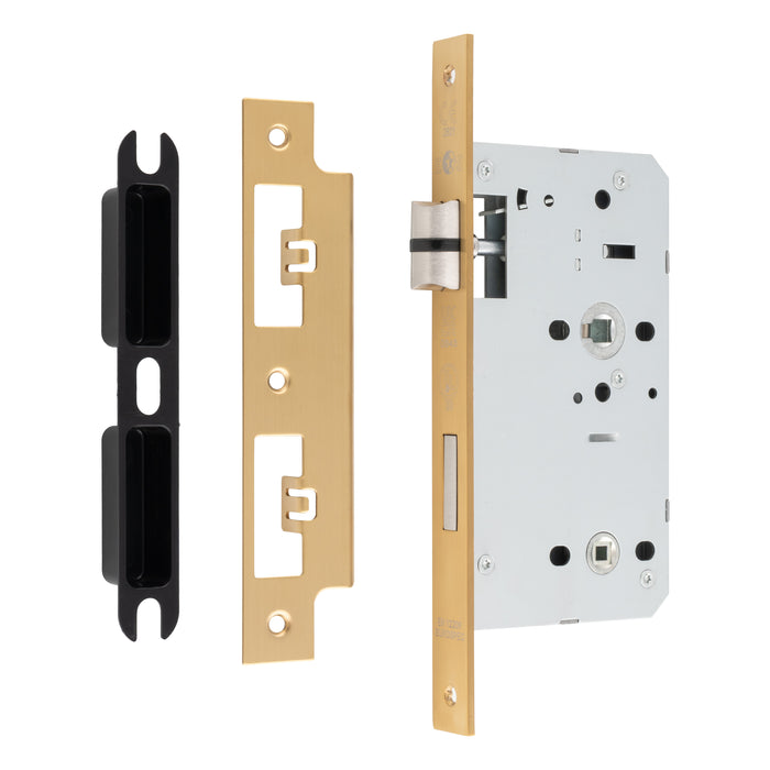 Eurospec Din Bathroom Lock DLX7860WC