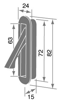 Bary Door Edge Pull KP-3008A