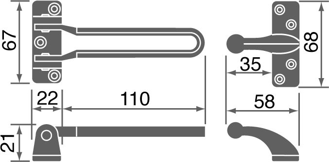 Bary Buffered Door Guard