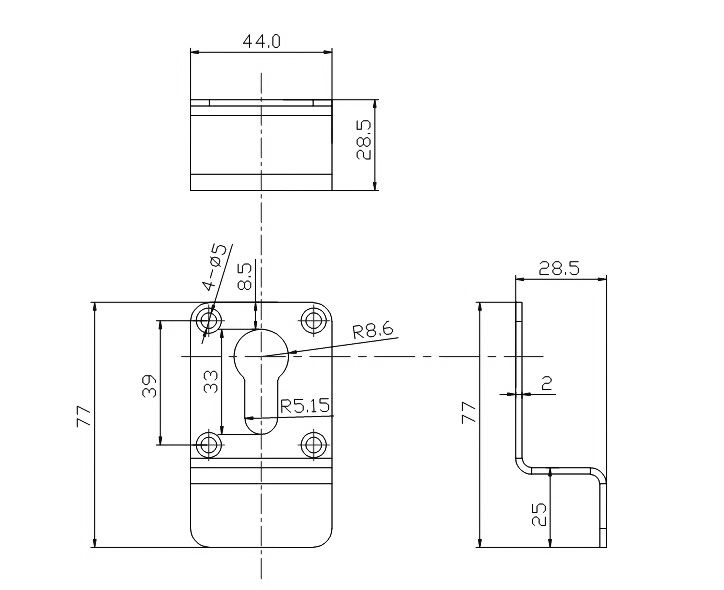Bary Euro Profile Cylinder Pull Stainless Steel
