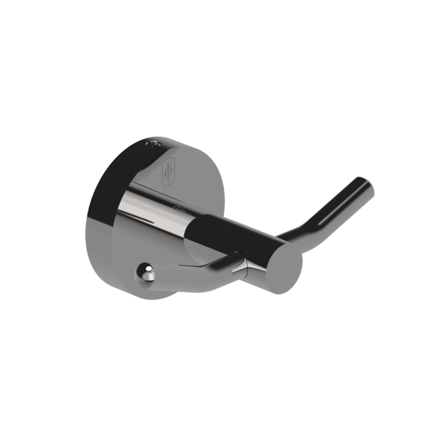 Contemporary Double Robe Hook SSS F22-502-00