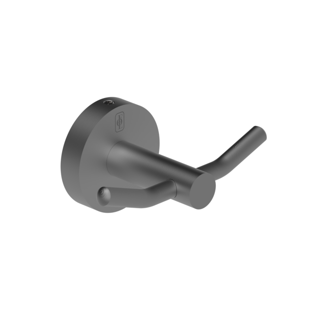 Contemporary Double Robe Hook SSS F22-502-00