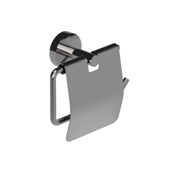Contemporary Covered Toilet Roll Holder SSS F22-504-00