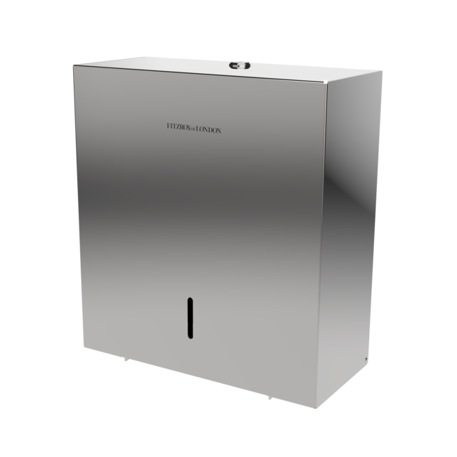 Contemporary Stainless Steel Toilet Roll Dispenser FOL-TRDISP