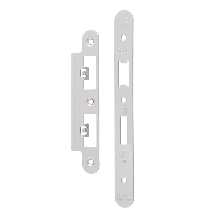 Eurospec Forend Strike and Fixing Pack to Suit Din Euro Sash/Bathroom Lock FSF5017