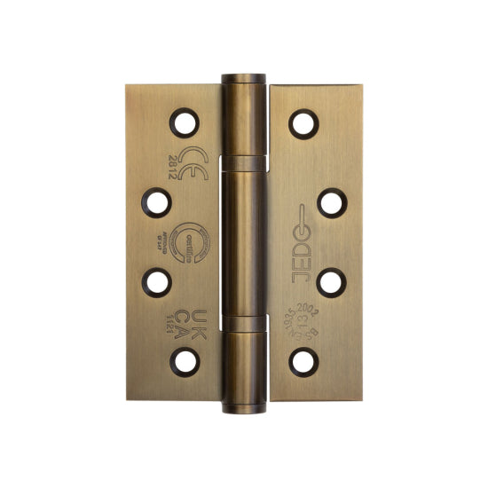 Frelan Hardware Jedo Stainless Steel Grade 13 Polymer Bearing Hinges 3 Knuckle 102 x 76mm J9603
