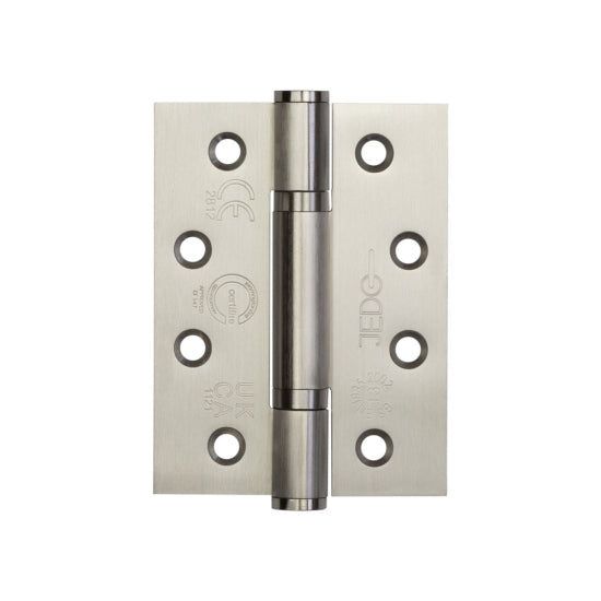 Frelan Hardware Jedo Stainless Steel Grade 13 Polymer Bearing Hinges 3 Knuckle 102 x 76mm J9603