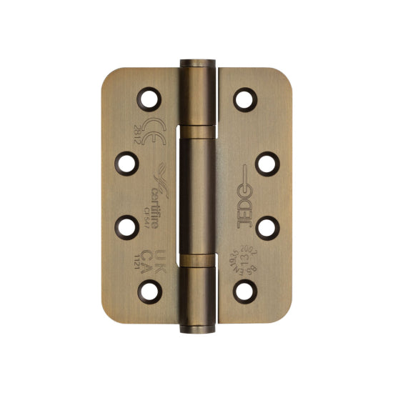 Frelan Hardware Jedo Stainless Steel Grade 13 Radiused Polymer Bearing Hinges 3 Knuckle ( 3 Pack) J9633