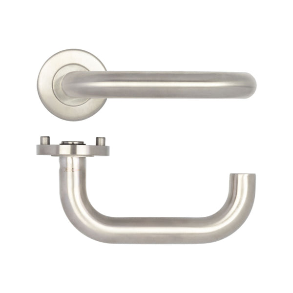 Frelan Hardware Venus 19mm Door Handle on Rose Grade 304 JSS134