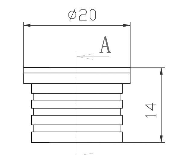BARY Budget Lock Ferrule Escutcheon