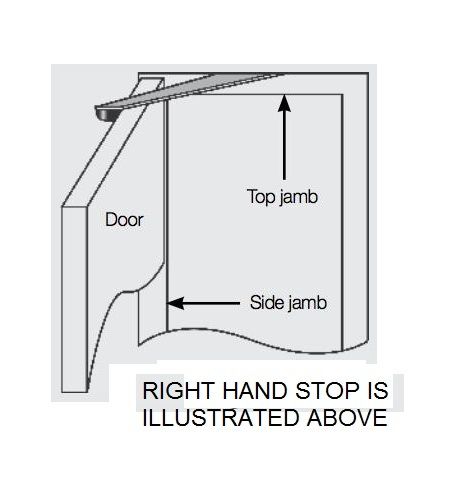 Bary Over Head Door Stop (Right Hand)
