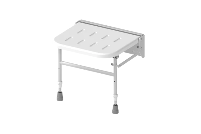 Premium Wall Mounted Shower Seat with Legs SB-070