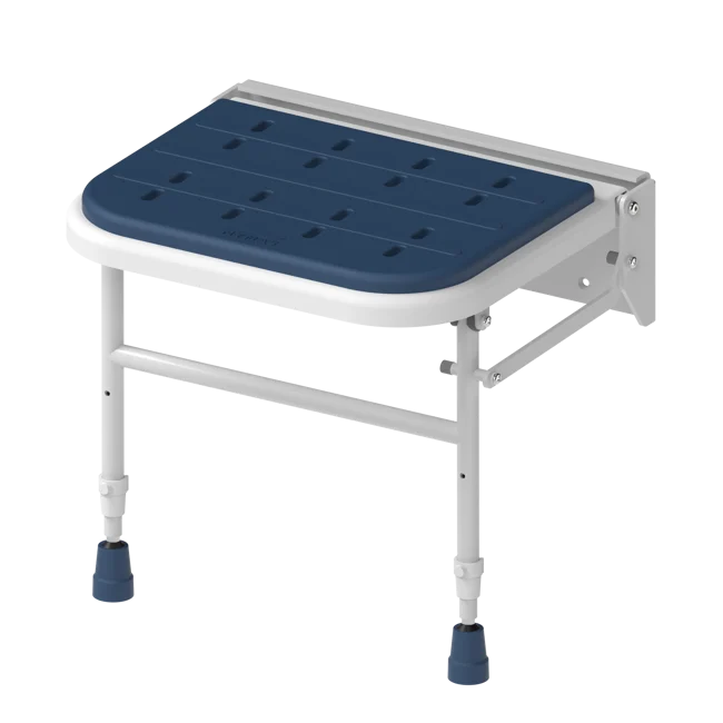 Premium Wall Mounted Shower Seat with Legs SB-070