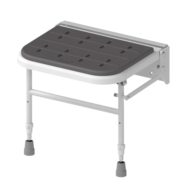 Premium Wall Mounted Shower Seat with Legs SB-070