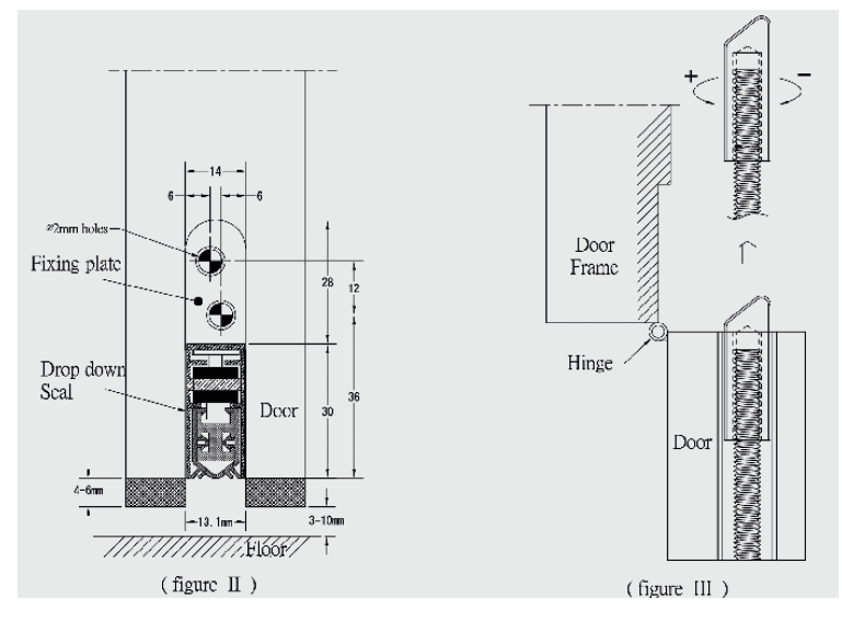 Automatic Door Bottom (Mortice) MADB