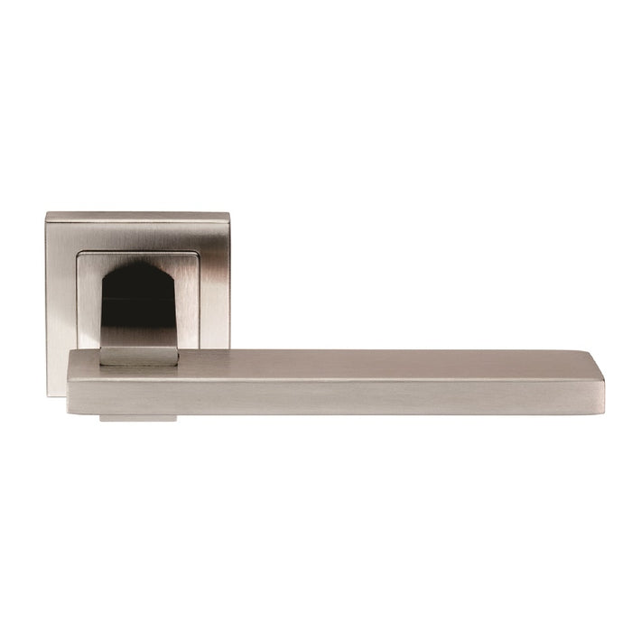 Eurospec Tange Designer Lever on Sprung Square Rose SSL1402