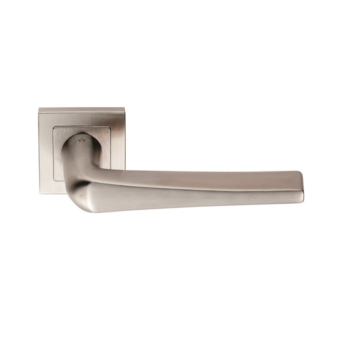 Eurospec Plaza Designer Lever on Sprung Square Rose SSL1404