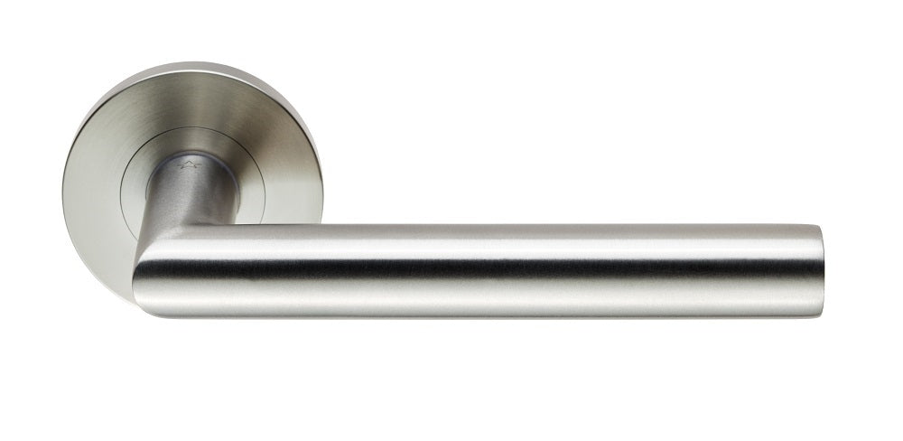 Eurospec 19mm Dia Grade 4 Mitred Safety Lever on Round Rose SW4125SSS